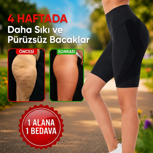 Toparlayıcı Push-Up Şort Tayt